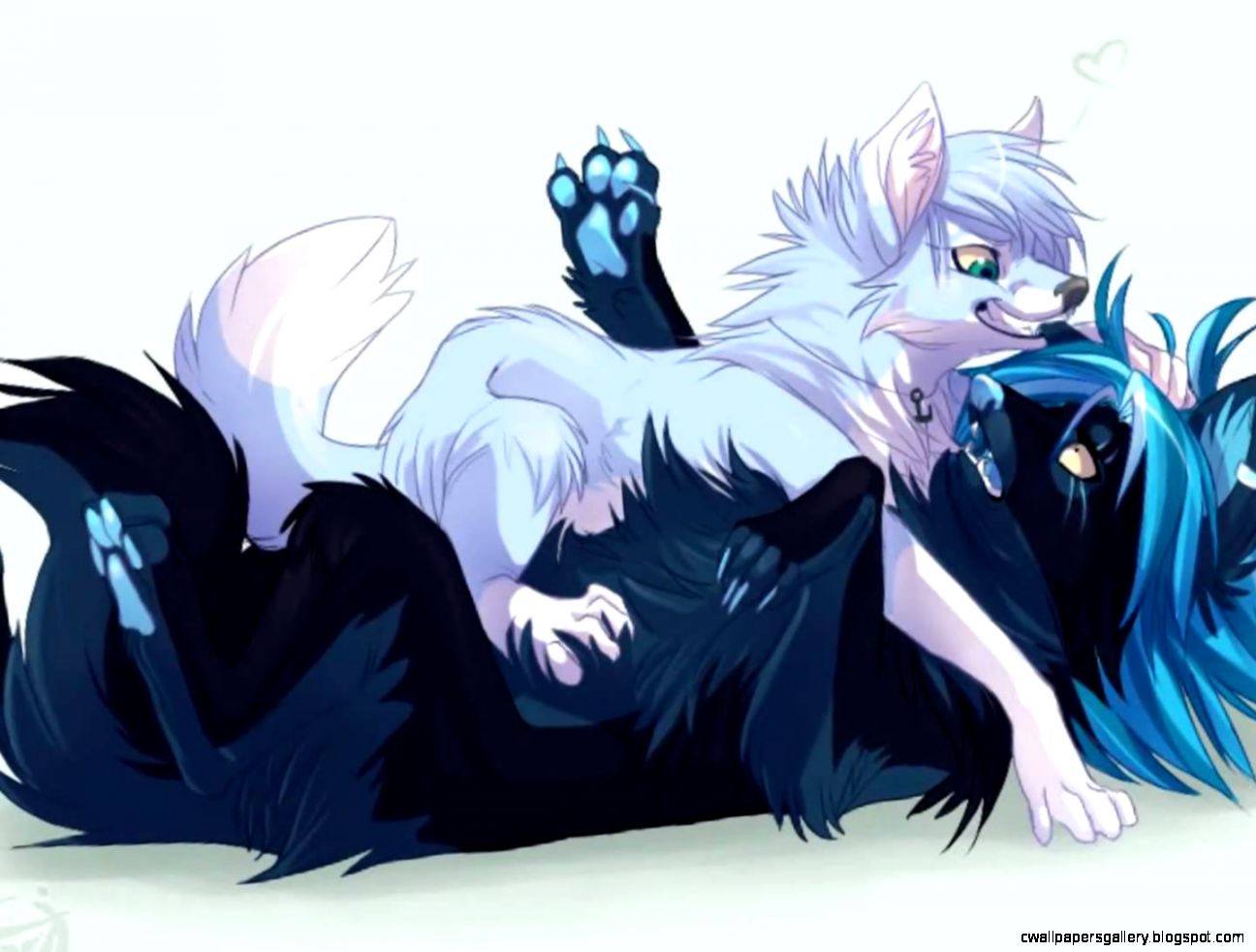 Anime Wolf Love Wallpapers Gallery
