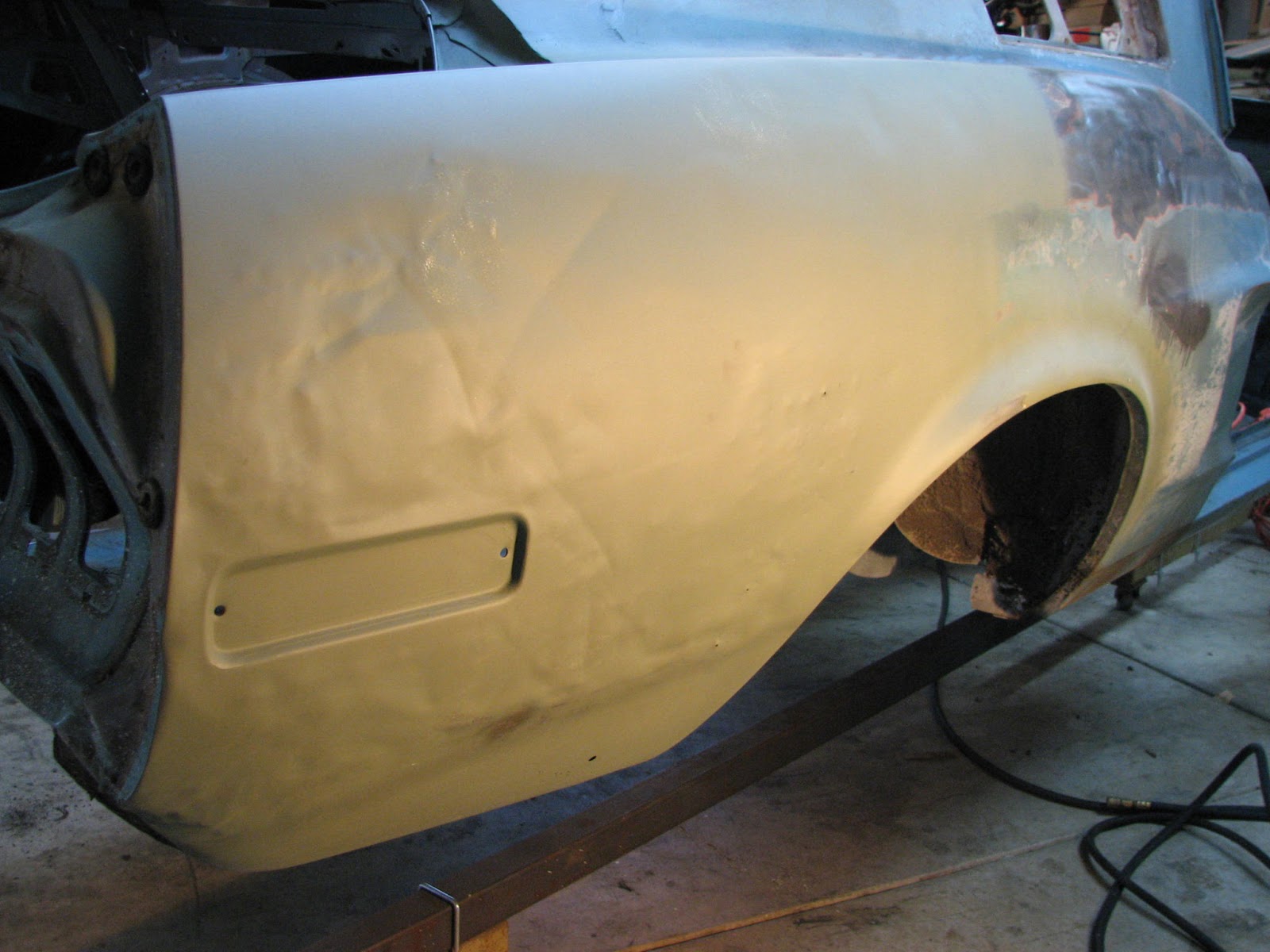 Mustang Rear Quarter Panel Repair
