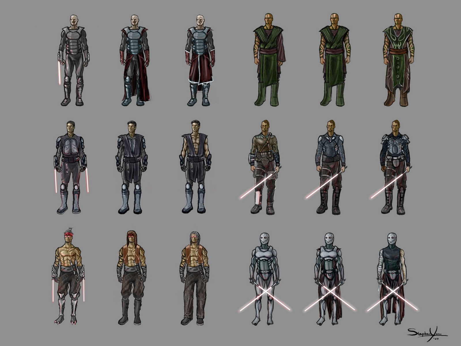 Chroma Cake Star Wars Character Concepts 1312012