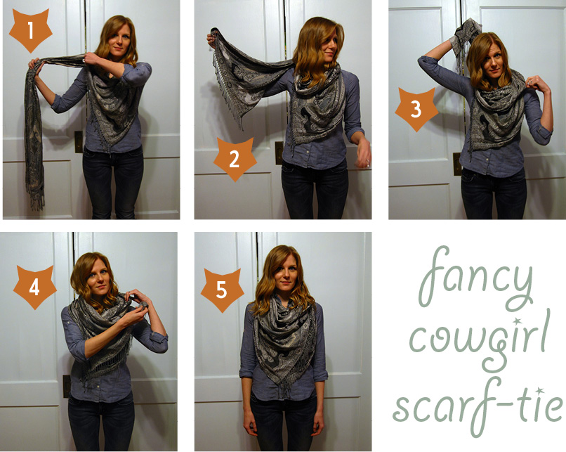 Cunningly Cobbled, from My Den. How To Tie A Scarf Fancy Cowgirl