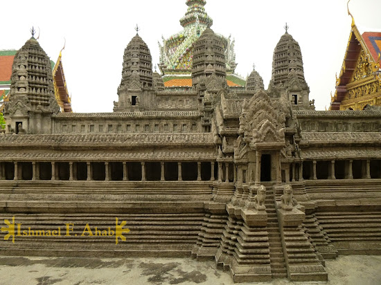 Miniature Angkor Wat in Bangkok Grand Palace