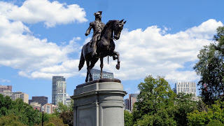 statue of George Washington, Boston, Massachusetts