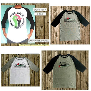 Toko Kaos Raglan Palestina