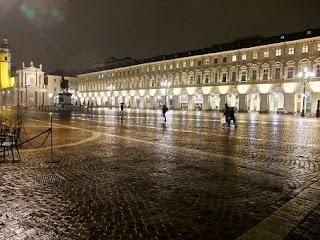The Piazza San Carlo in Turin is typical of the city's  often-overlooked elegance and style