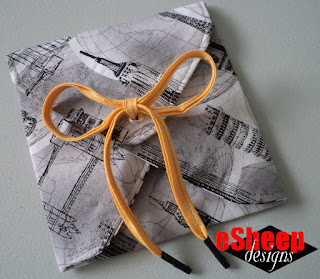 Fabric Envelopes crafted by eSheep Designs