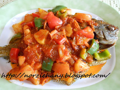 Norzie hany: Ikan Bawal Sweet Sour