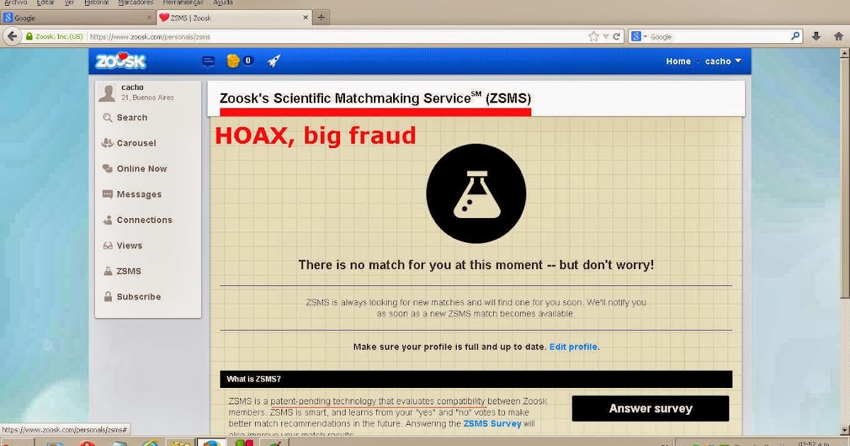 Zoosk behavioral matchmaking