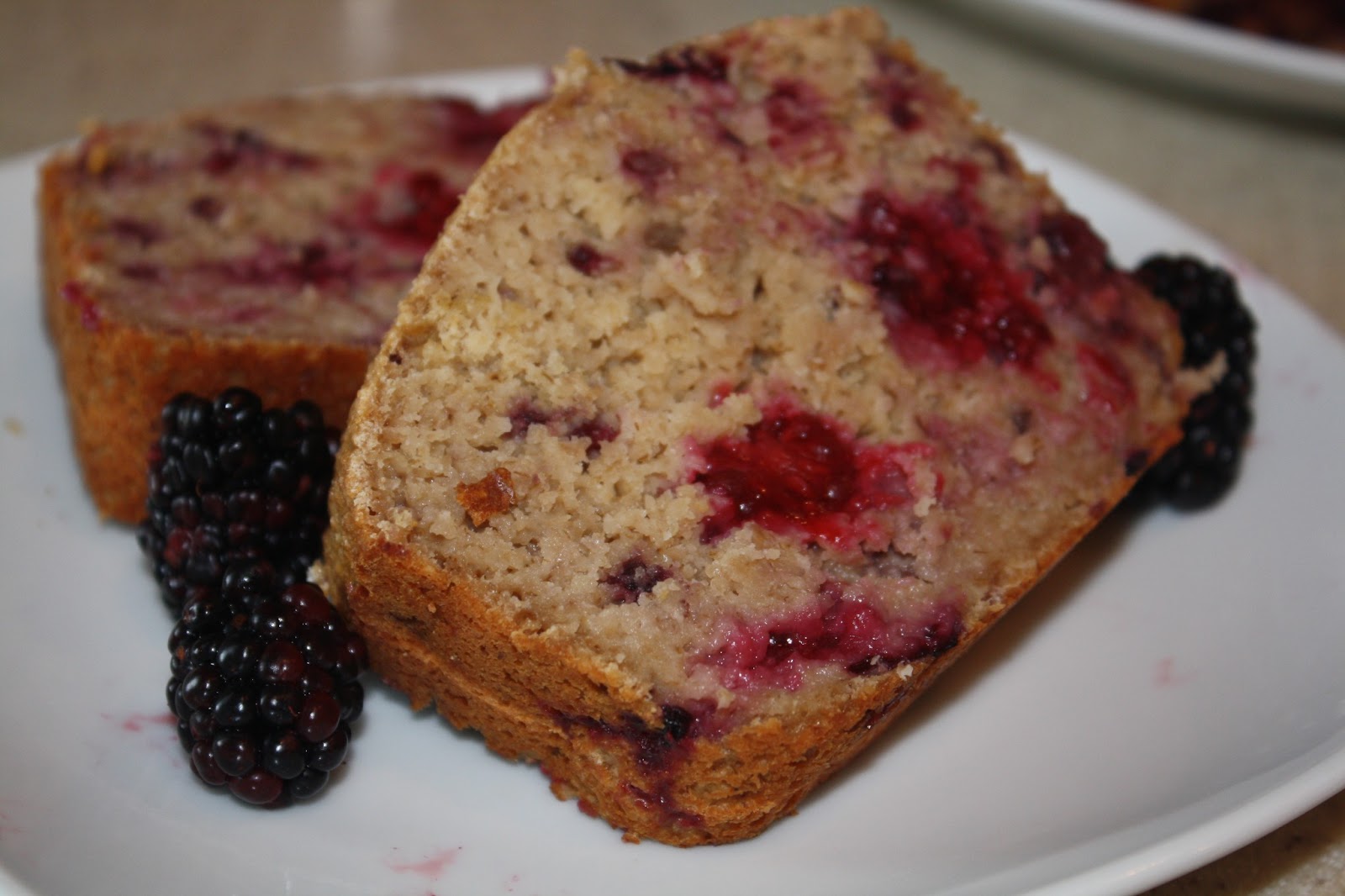 Skinny Jeans Blackberry Cobbler Bread