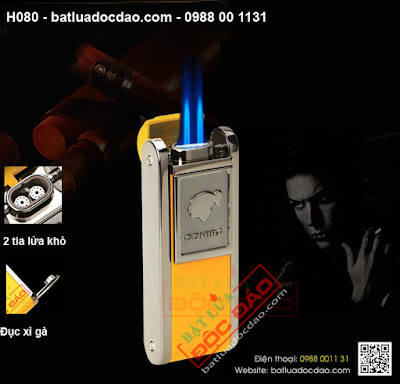 Bật lửa khò xì gà Cohiba cao cấp chính hãng (19 mấu) Bat-lua-kho-cigar-cohiba-h080