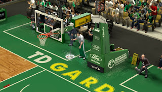 NBA 2K13 TD Garden HD Court Patch
