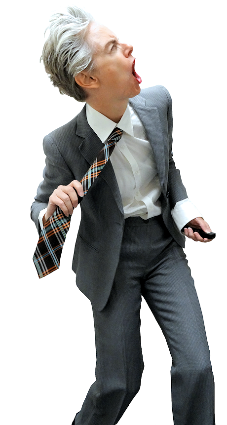 Bag And A Beret Pantsuits White Hair Gel And Chest Coolers