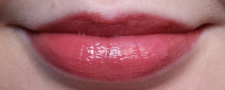 Avon Shine Burst Gloss Stick in Iced Mocha lip swatch