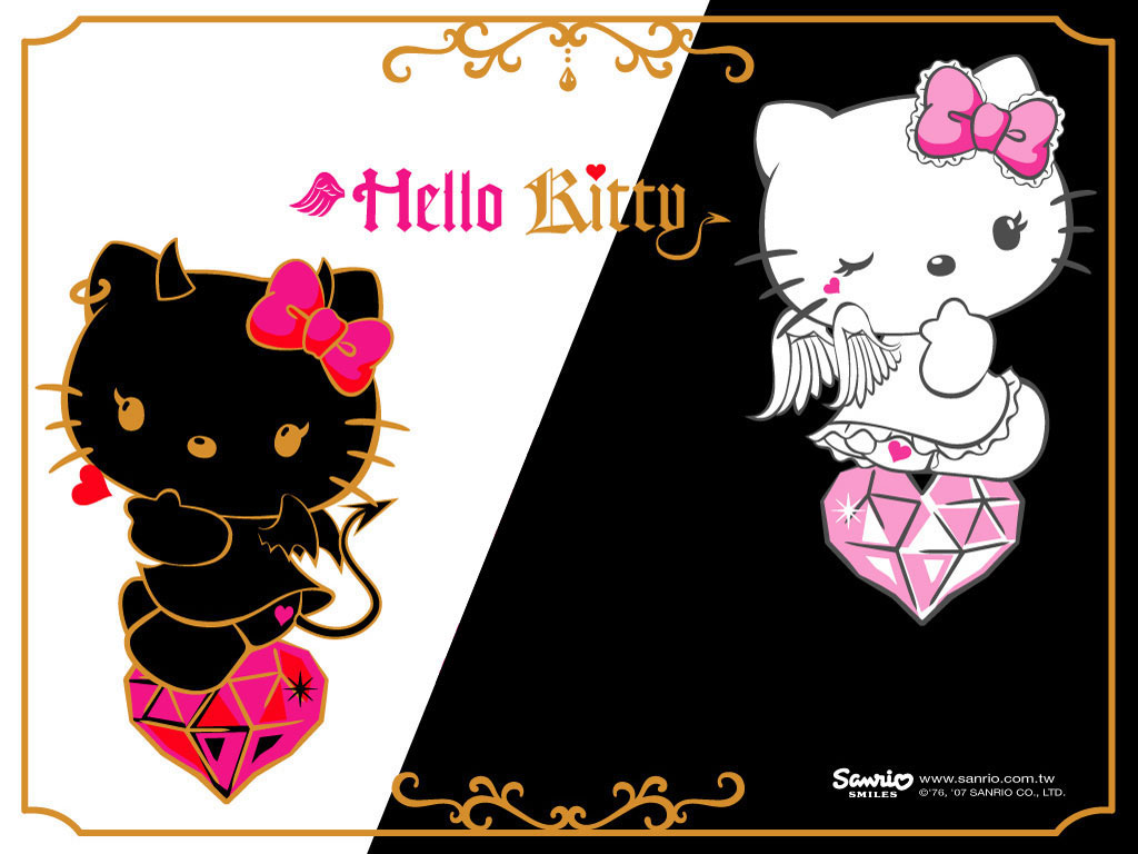 Hello Kitty Wallpaper Cute Hello Kitty Emo Wallpaper