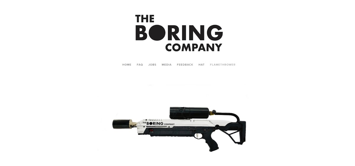 伊隆馬斯克創辦的 The Boring Company挖洞公司，近日開始賣起噴火槍。