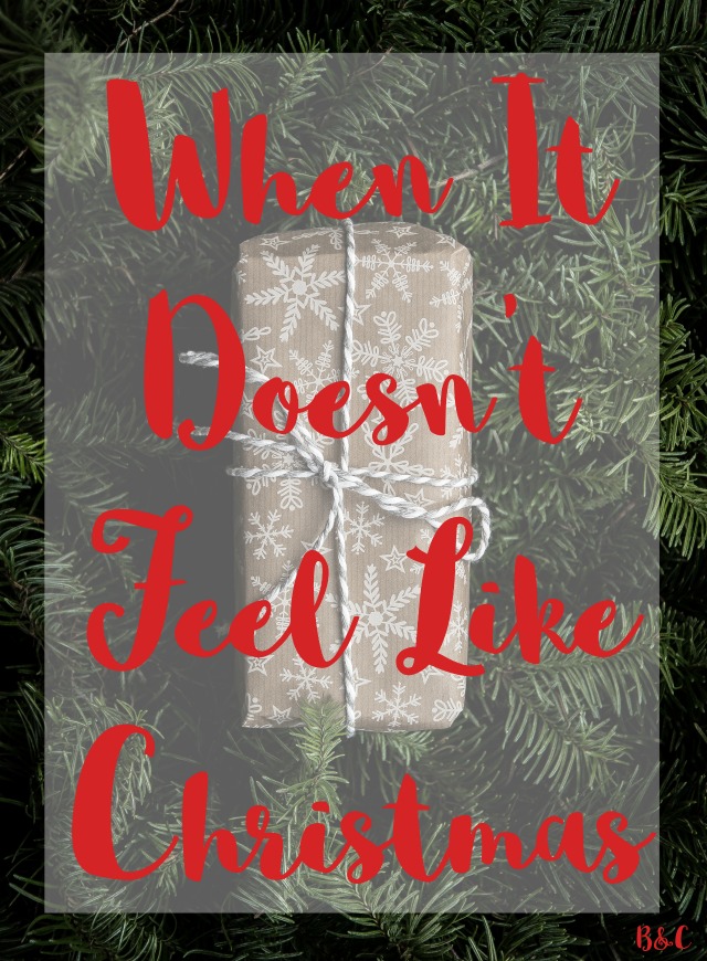 Bows & Clothes When It Doesn't Feel Like Christmas