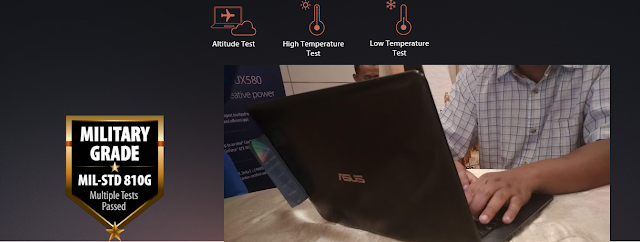 military grade ASUS ZenBook Pro 15 UX580