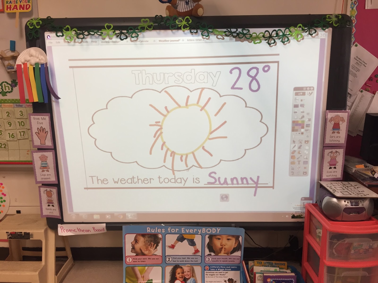 The PreK Post What's the weather? What's the weather? What's the