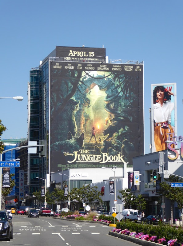 Giant Disney The Jungle Book billboard Giant Disney The Jungle Book billboard