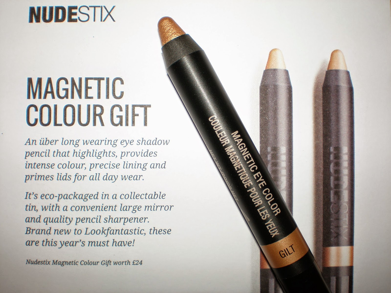 NudeStix Magnetic Colour Eyeshadow Penci in Gilt