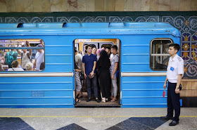 tashkent metro uzbekistan, uzbekistan small group tours, uzbekistan art craft textile tours