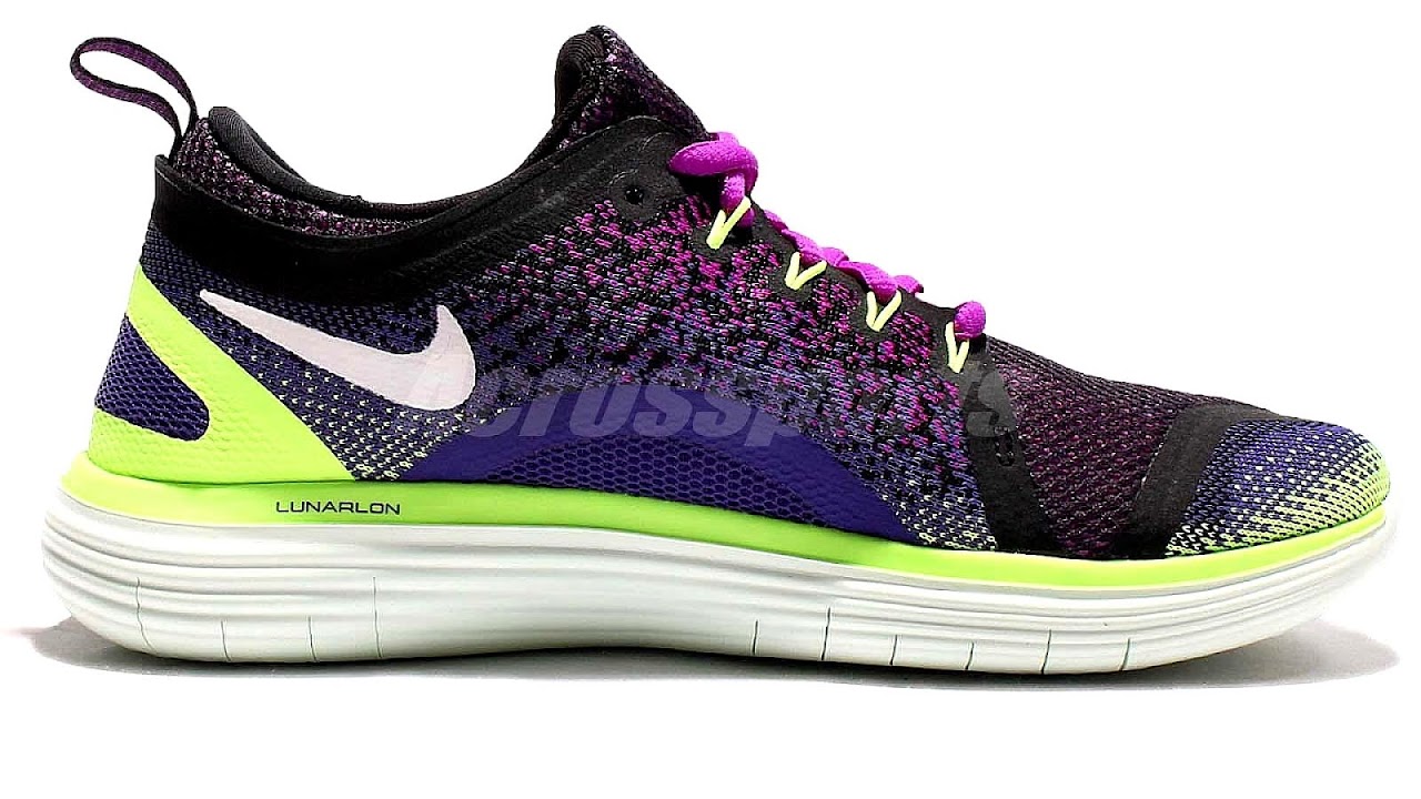 nike purple green shoes