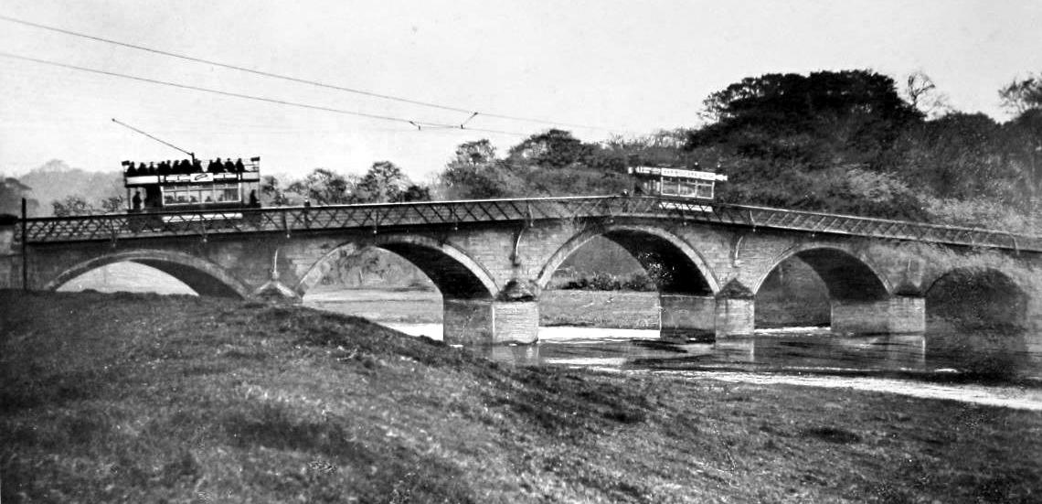 Tour Scotland Old Photograph Clyde Bridge Motherwell Scotland