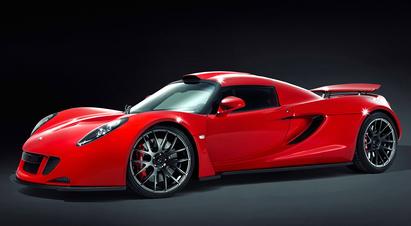 Guinness Book Top the fastest car Hennessey Venom GT