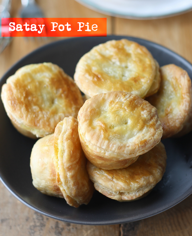 Malaysian Satay Chicken Pot Pies by SeasonWithSpice.com