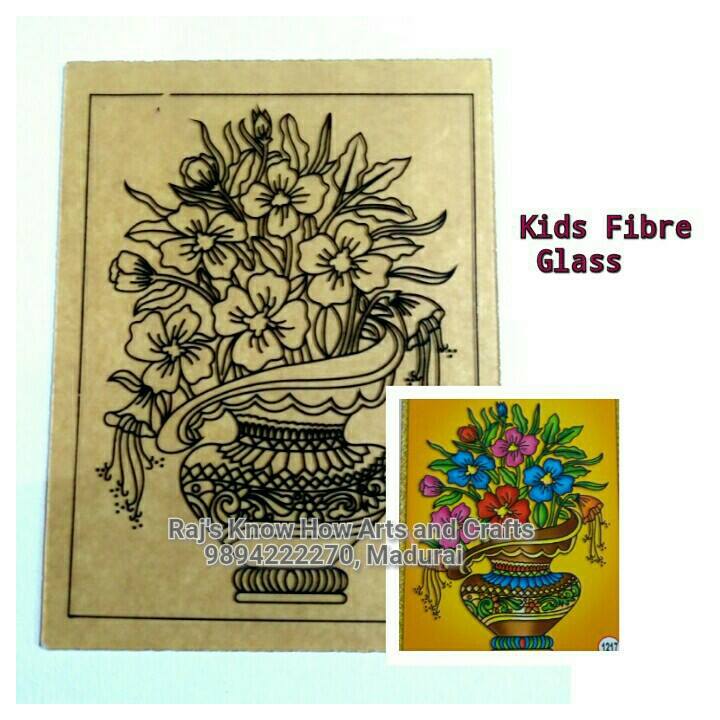 Art and Craft Shop in Madurai Glass Painting materials