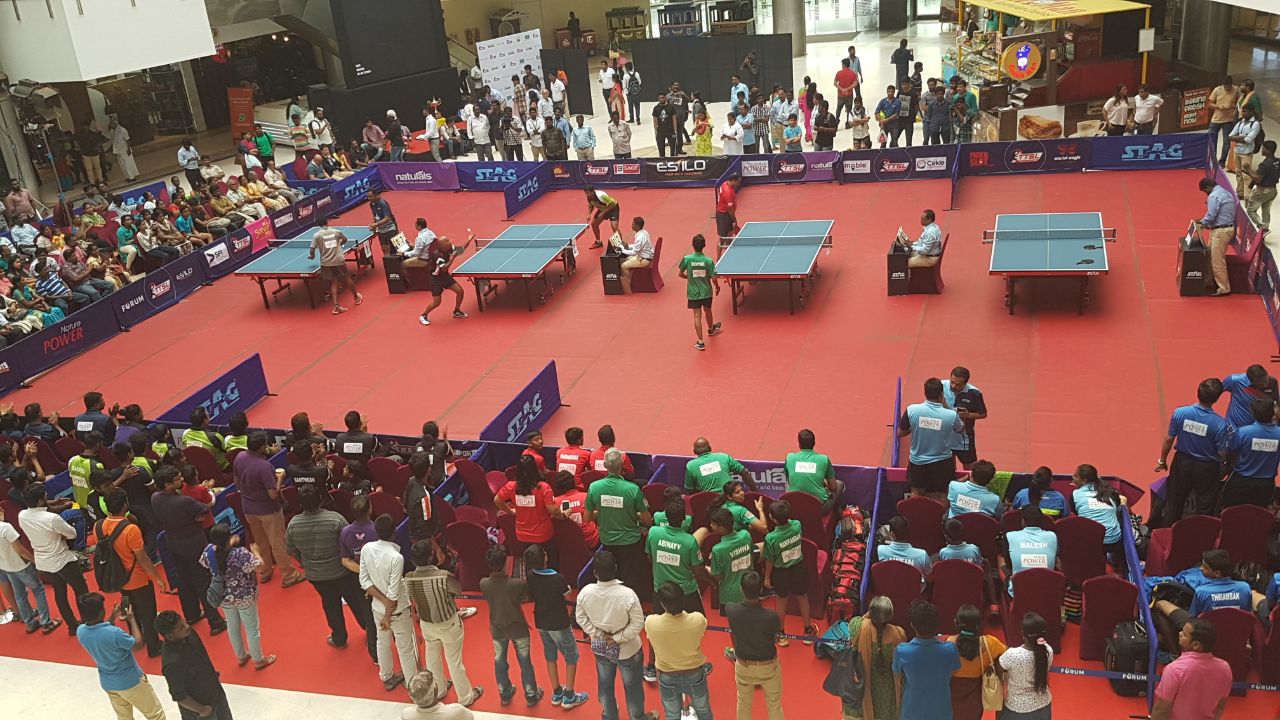 Table Tennis Bug Tamil Nadu Table Tennis Super League off to a good start