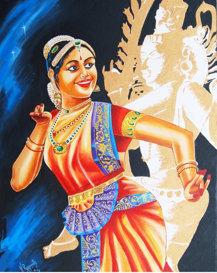 Индийский художник. Ragunath Venkatraman