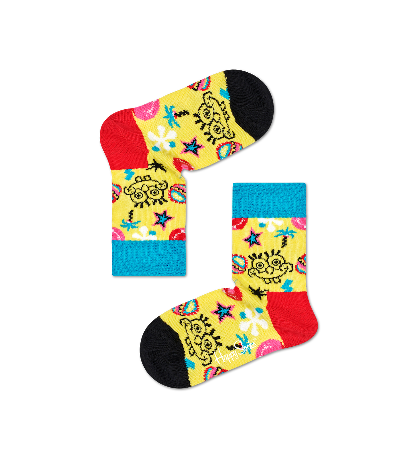NickALive! Happy Socks Unveils SpongeBob SquarePants Sock and Swimwear