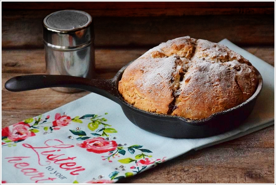 Irisches Soda-Brot mit Rosinen (glutenfrei)