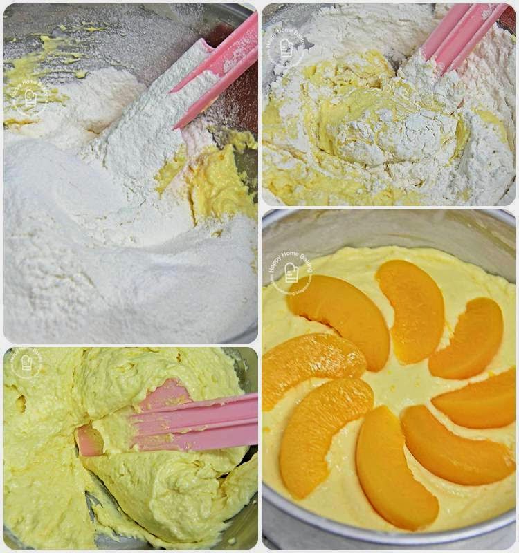 Happy Home Baking Orange and peach yoghurt cake