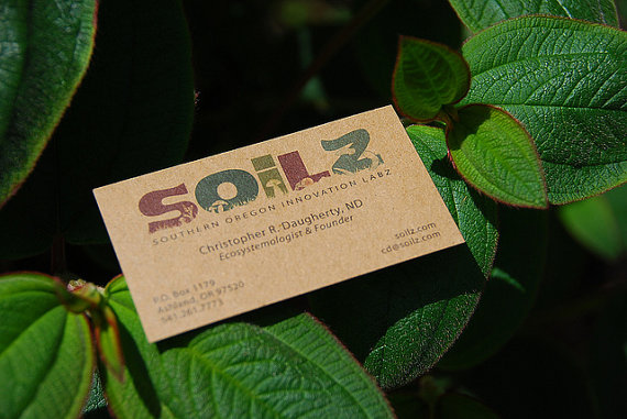 Eco-Friendly Recycled Paper Business Card