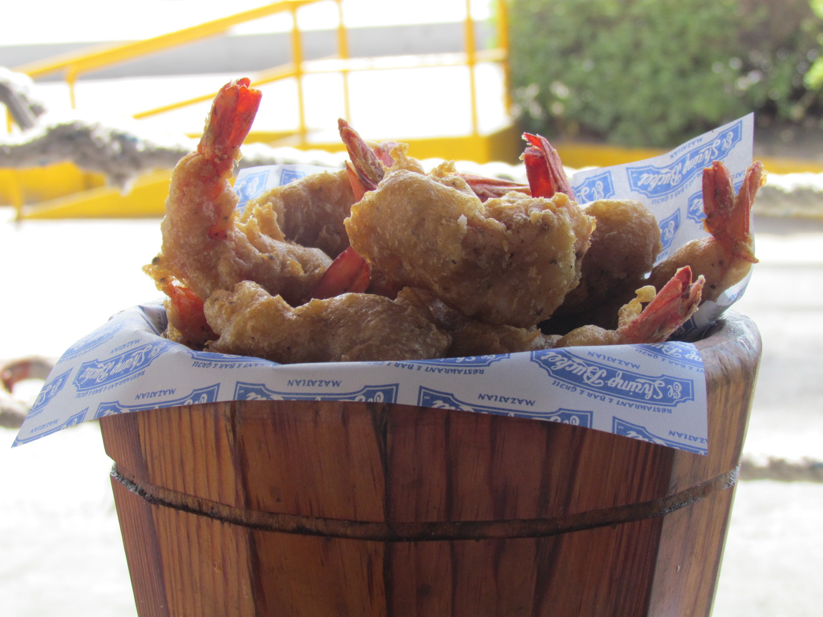 JUNK BOAT TRAVELS Weekend Cooking Shrimp Bucket