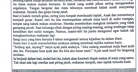 Contoh Soal Membandingkan Teks Eksplanasi Kumpulan Tugas