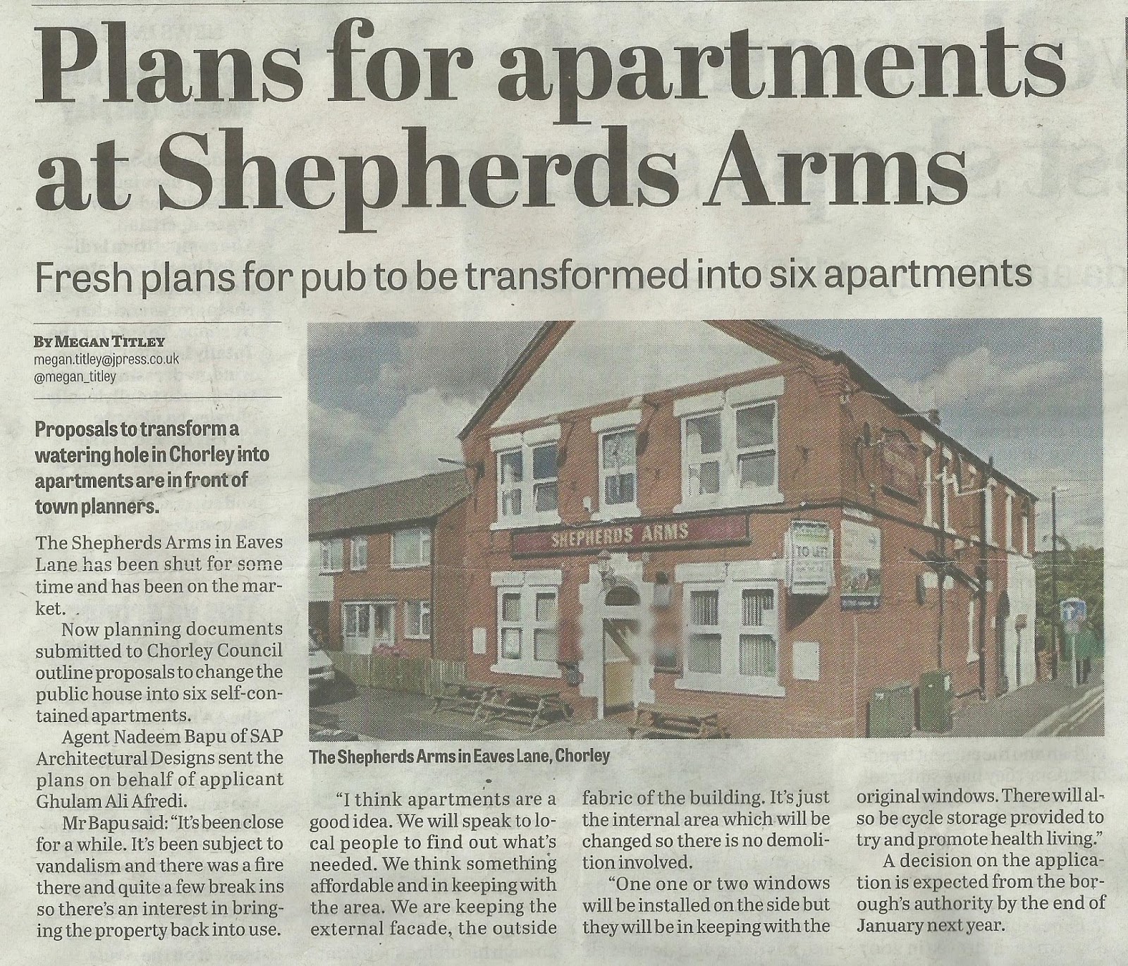 Chorley's Inns and Taverns Shepherd's Arms