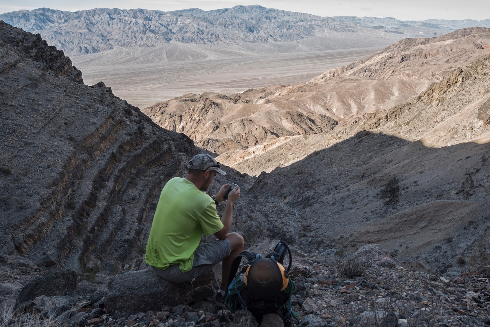 DEEP CHASM CANYON. GRAPEVINE RANGE, DEATH VALLEY NATIONAL PARK