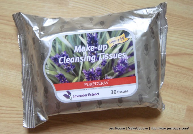 Review: Purederm Make-up Cleansing Tissues in Lavender Extract