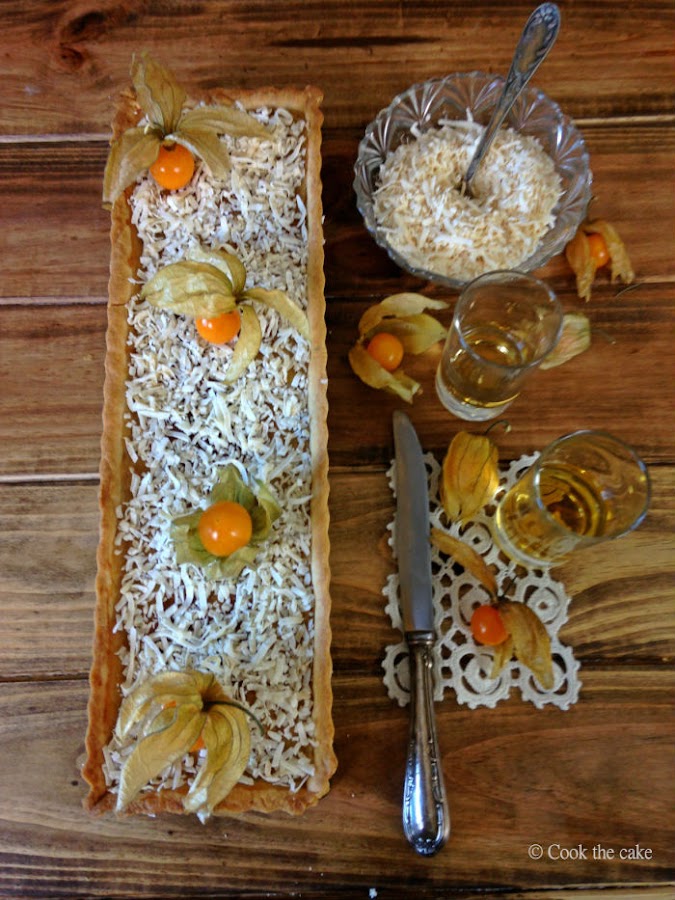 tarta-de-coco-y-ron, coconut-rum-tart