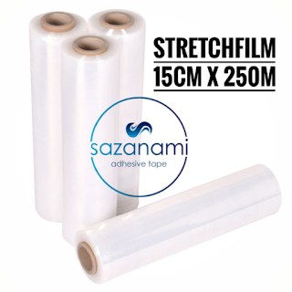 Siap Kirim Stretch Film 15Cm X 250M Plastik Wrapping Plastic Wrap Packingan Ayo Order