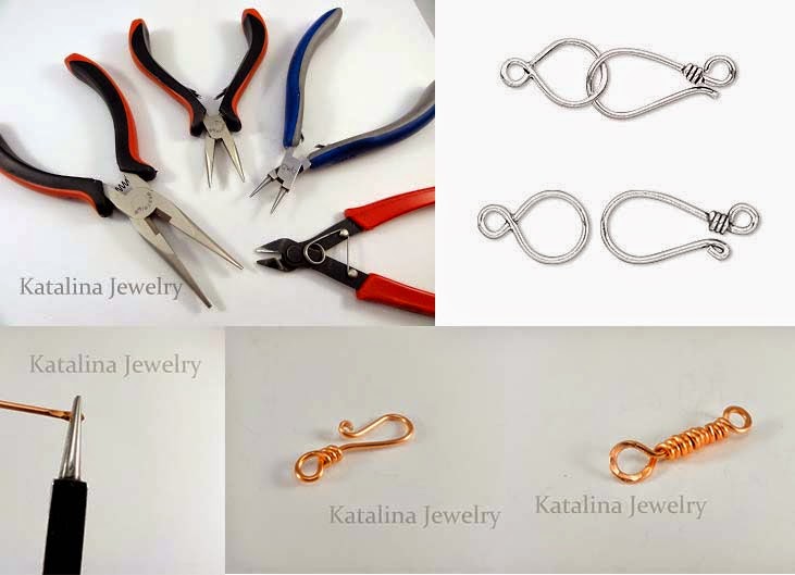 Online Jewelry Making Newsletter How to Create Hook and Eye Clasps