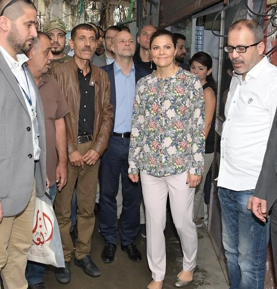 Crown Princess Victoria and Prime Minister Saad Hariri attended the conference Lebanon Multi-Stakeholder SDG Forum at Grand Serail