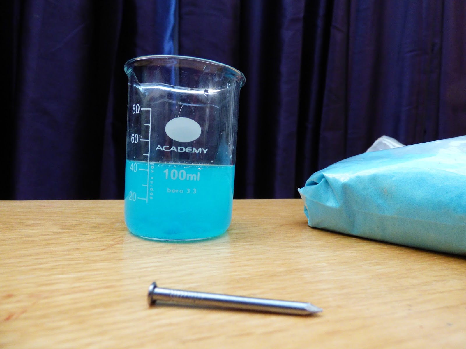 An Ordinary Life Science Experimenting with Copper Sulphate