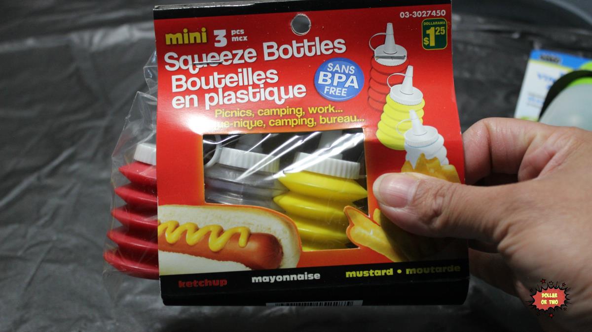 A Dollar or TWO Mini SQUEEZABLE BOTTLES