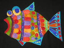 Folk Art Fish going on the Panama cruise