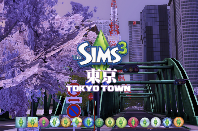 TS3 - Tokyo Town - Beta ~ Noir and Dark Sims
