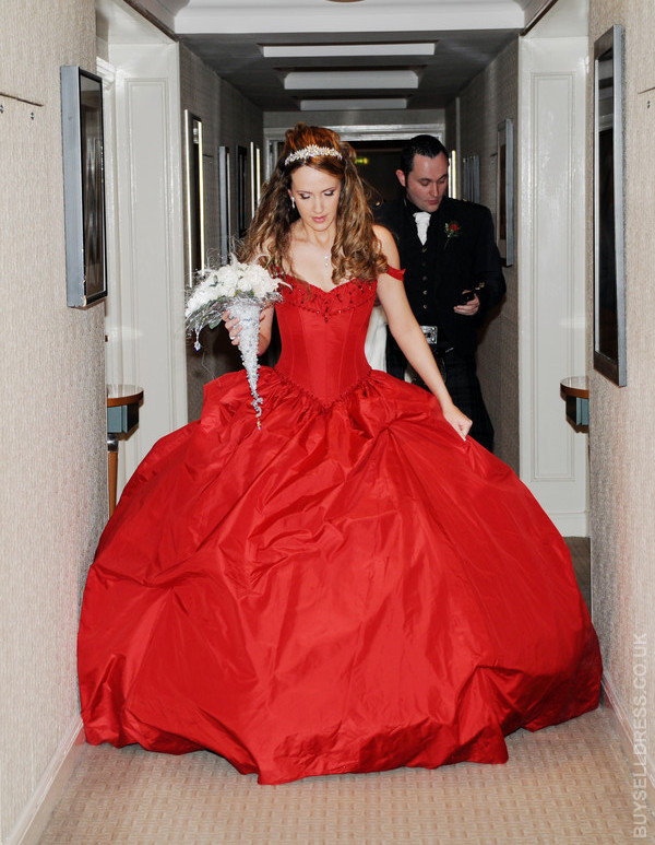 Trendsfor 2014 Red Wedding Dresses