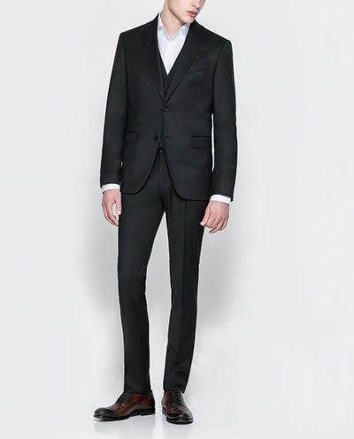 6 Moda: Zara men 2014 Suits - LIMITED EDITION BLACK SUIT - moda formal ...